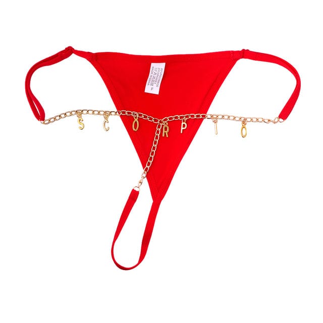 New Custom Personalized Name Letters G-string Thongs for Women